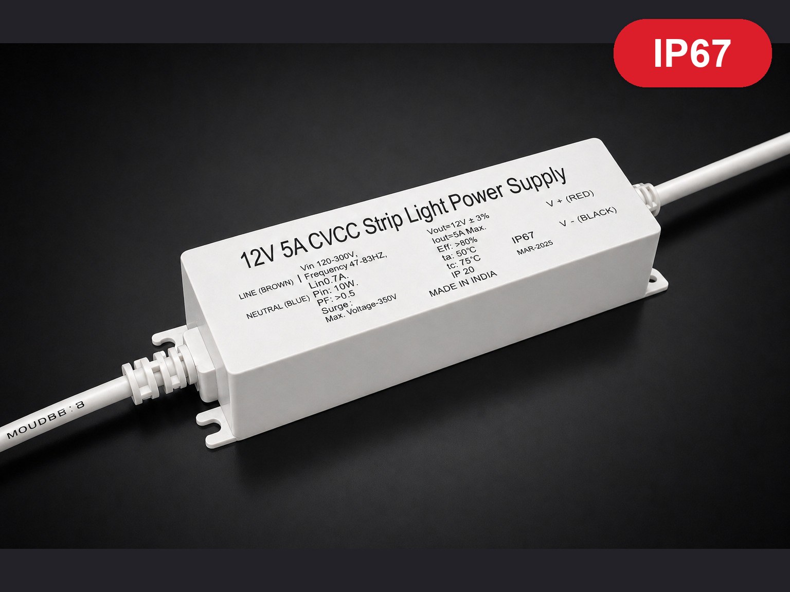 SP-727 IP67 12V 5A Strip-Light Driver