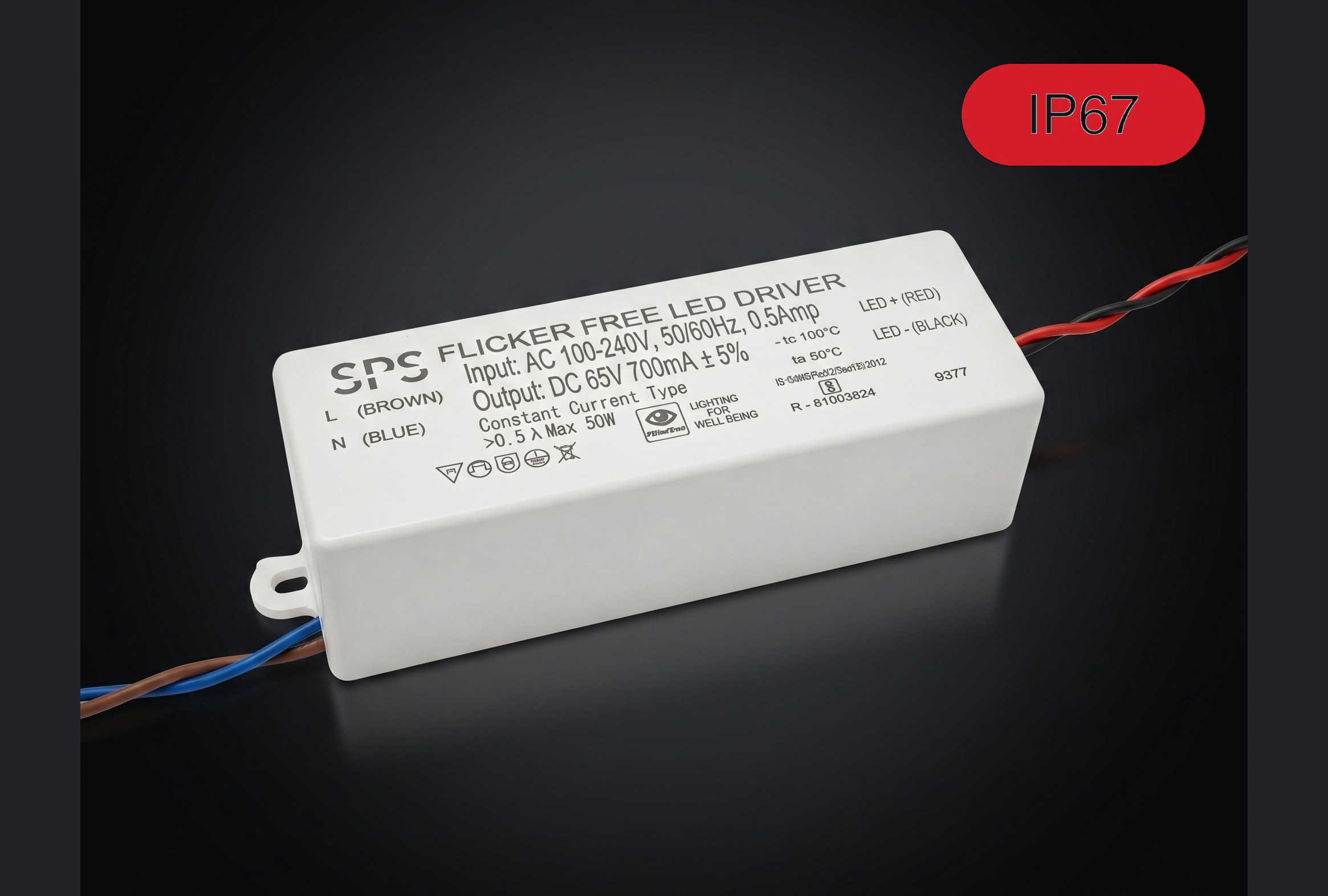 SP-9377 50W Flicker-Free LED Driver