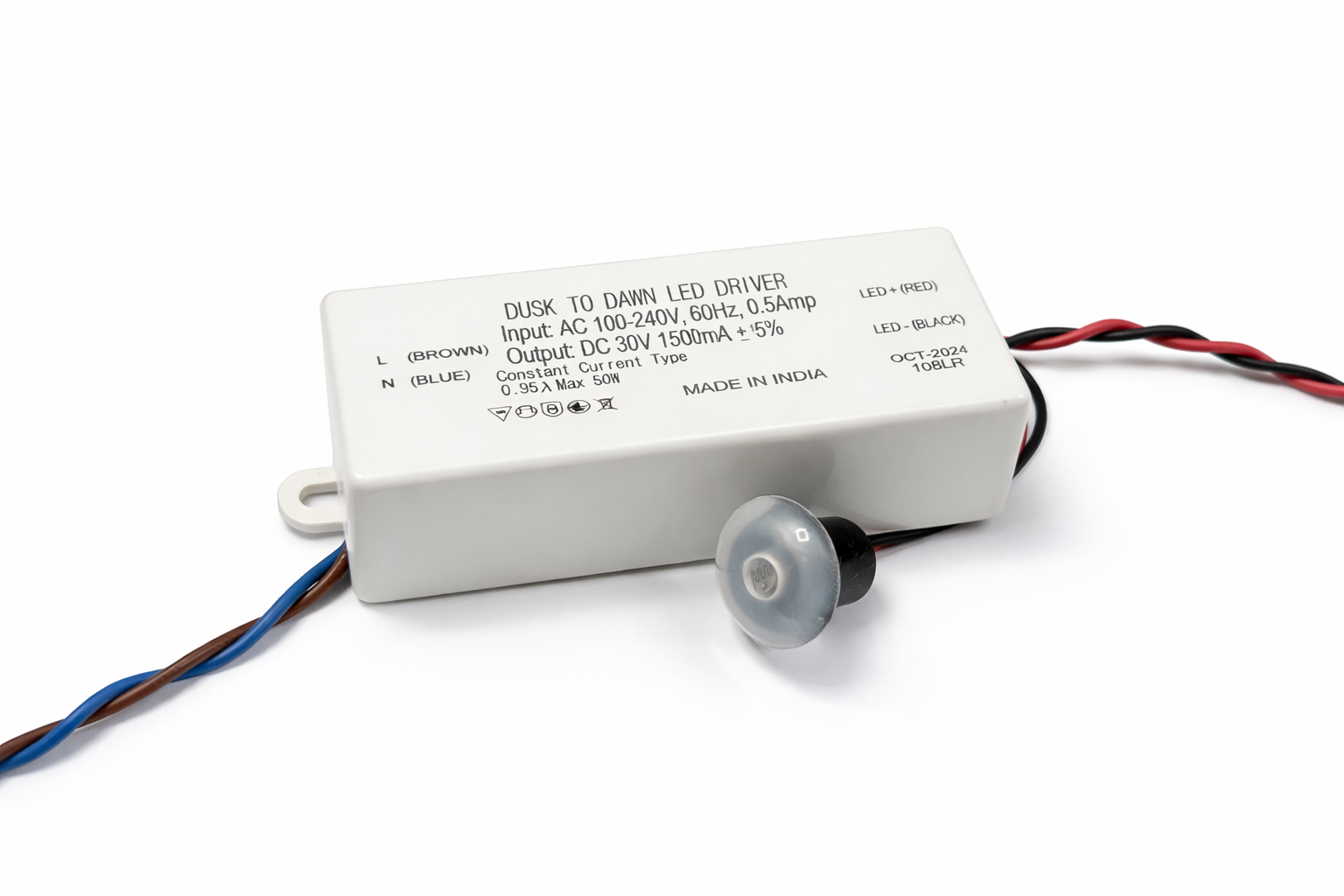 Smooth Power SP-108LR 50W Dusk to Dawn LED Driver with built-in LDR sensor