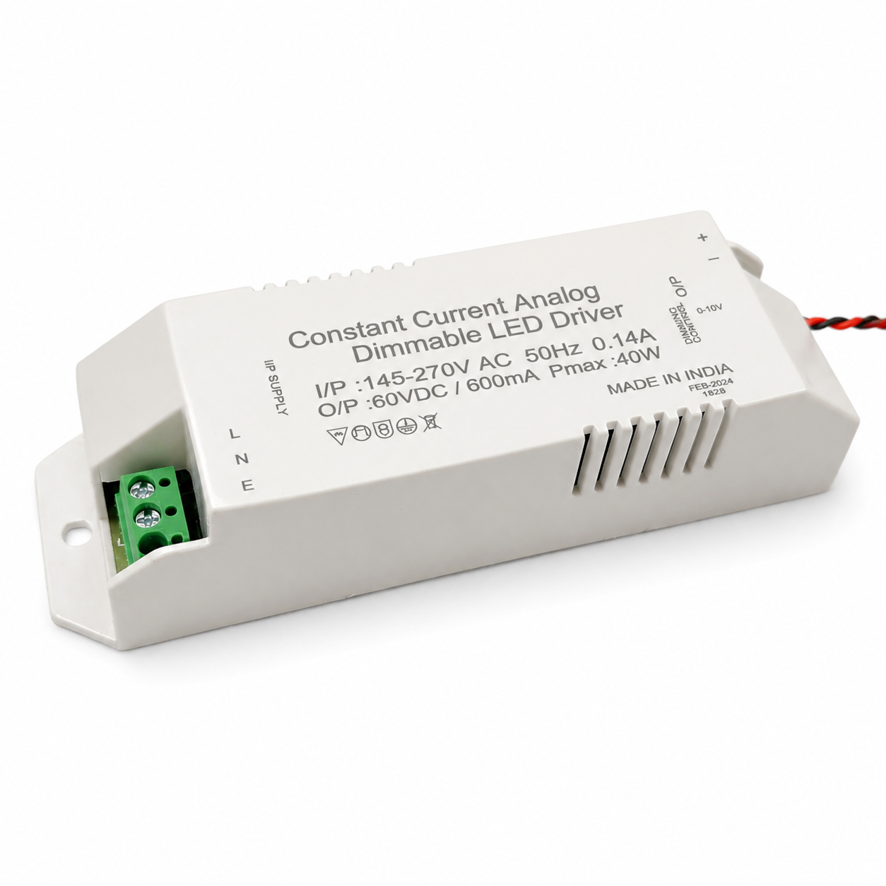 Smooth Power SP-1825 40W 1-10V Dimmable LED Driver