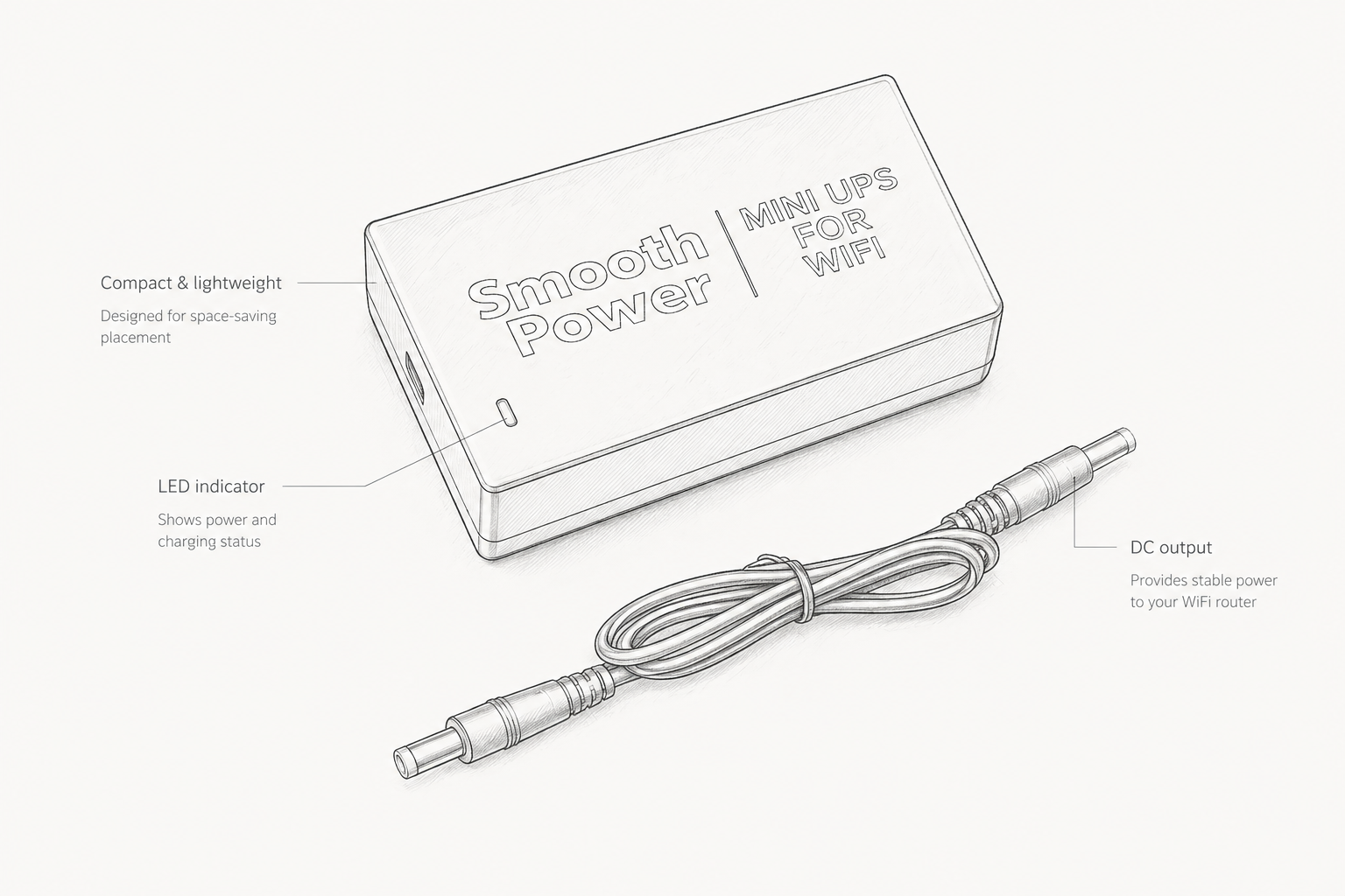 SP-315 24W Flicker-Free LED Driver IP67